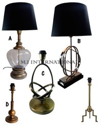 Brass Finish Metal Table Lamps