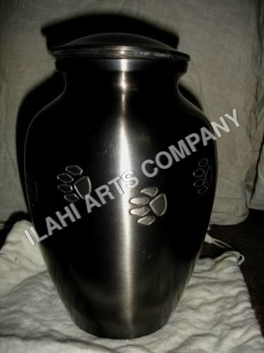 Brass Antique Aluminum Pet Urn