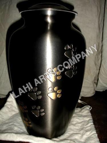 Brass Antique Metal Pet Urn