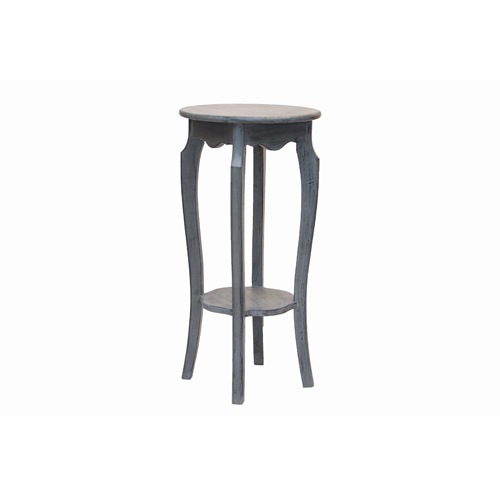 Eco-Friendly Grey Color Wooden Stool