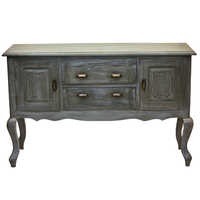 Grey Wooden Living Room Sideboard