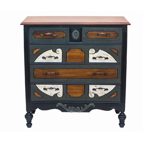 Grey And Brown Elegant Sideboard