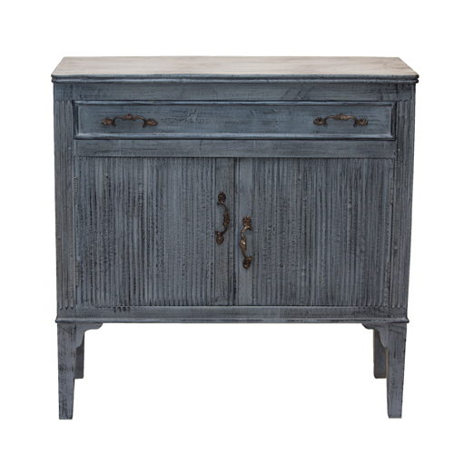 Grey Color Side Board No Assembly Required