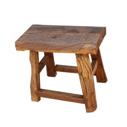 Outdoor Rustic Wooden Stool