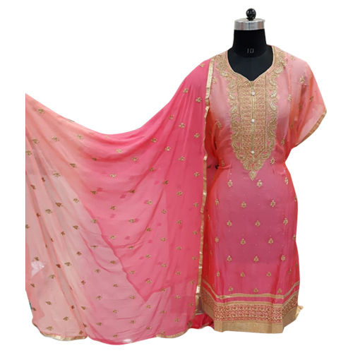 Red Punjabi Style, Designer, Party Wear, Long Sleeves, Ladies Salwar Suits  at Best Price in Delhi