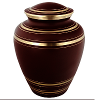 Elite Hammered Copper Cremation Urn