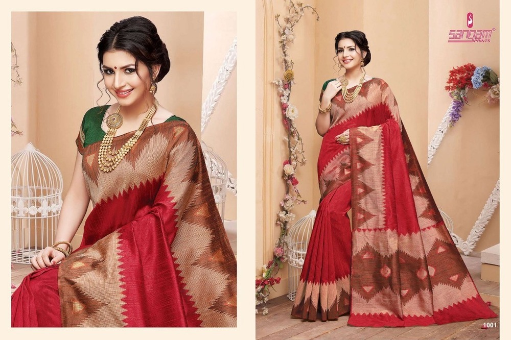 Batik Print Cotton Saree