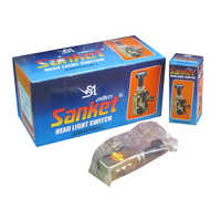 L Type Headlight Switch - Metal, 50-200 Grams, Golden | Compact Design, Reliable Performance, Quality Tested