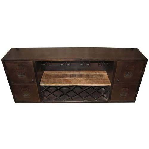 Wine rack sideboard