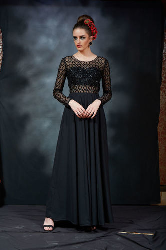 Hand Embroidered Gown