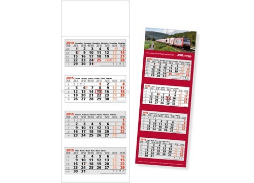Promotional Wall Calendar Perfect Binding