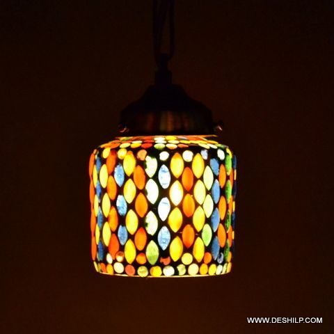 VERY SMALL MOSAIC WALL HANGING LAMP