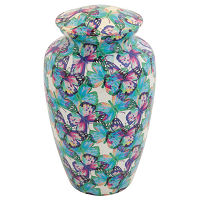 Butterfly Kaleidoscope Urn