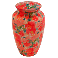 Multi-color Paris Garden Cremation Urn
