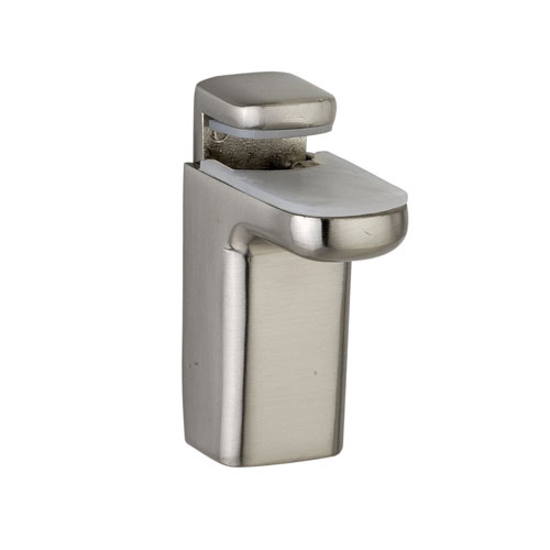Silver Brass Glass Brackets