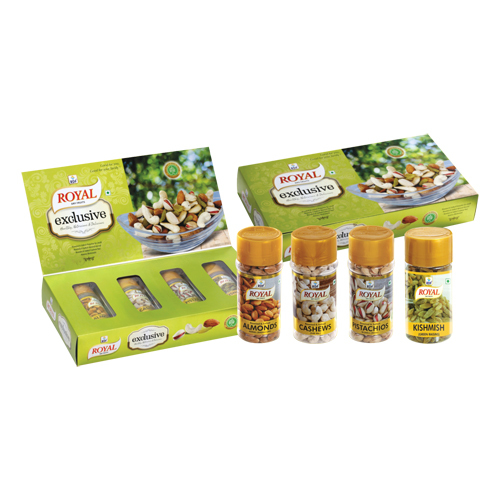 200 gm 4 Pack Dry Fruits Gift Pack