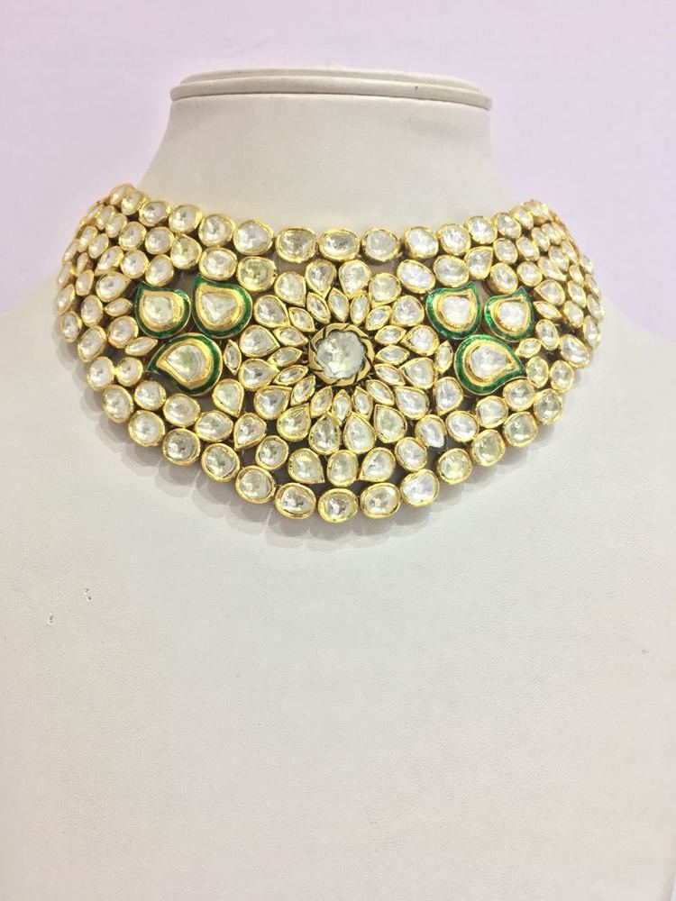 Kundan Polki Necklace Set