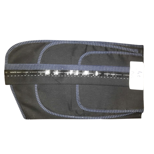 Black Cotton Polyester Pocket Fabric