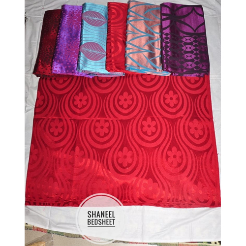 Cotton Double Bed Sheet - 100% Cotton, Double Size | Quick Dry, Floral Print, Shrinkage Proof, Fade Resistant, Easy Care