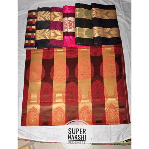 Multi-Color Silk Bedsheet