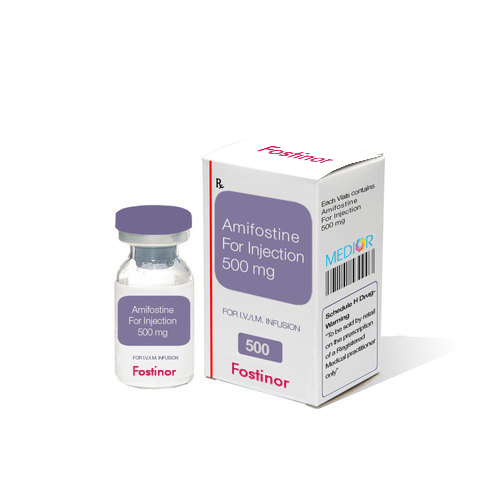 Amifostine Injection - 500mg/5ml Liquid | Cytoprotective Adjuvant for Chemotherapy and Radiotherapy, Helps Prevent Kidney Issues and Dry Mouth