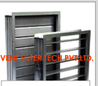 Aluminum Aerofoil Damper - Designed For Various Capacities Kg/hr, Custom Height And Length Mm | Durable Sheet Metal, Industrial Use, Custom Voltage And Color