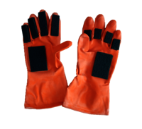 Rubber Scrub Gloves - Natural Rubber, Sizes L (8"-8.5") & Xl (9"-9.5") | Loose Fit, Waterproof, Multi-cleaning Application Gloves