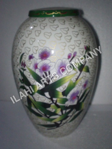Cloisonne Cremation Urn - Metal, 10 Inch Width, 240 Cubic Inches Volume | Brass Antique, Handmade Finish, Corrosion Resistant, Easy Maintenance