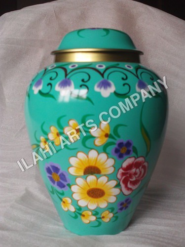 Brass Antique Simplicity Love Cloisonne Cremation Urns