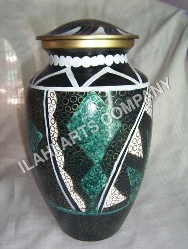 Coated New Design Beautiful Cloisonne Cremation Urns