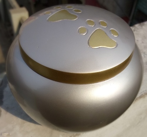 Coated Brass Odyssey Pet Urn