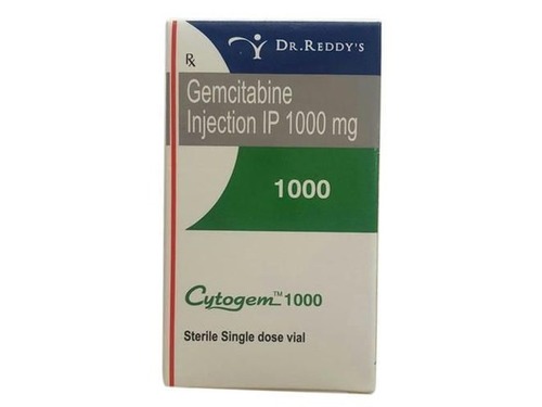 Cytogem 1000mg Injection - Gemcitabine Anti-Cancer Drug Dosage 100mg & 200mg