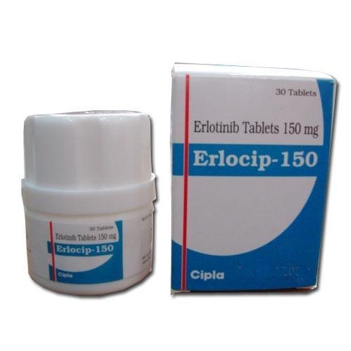 Erlocip - 150mg Anti-Cancer Tablet | Targeted Erlotinib Treatment for Non-Small Cell Lung Cancer 30 Tablets Per Pack Dosage as Per Physician Recommendations Suitable for Adults and Aged Patients