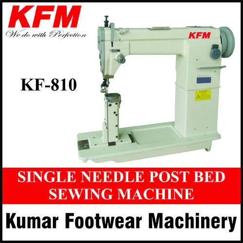 Single Needle Post Bed Sewing Machine By Kumar Footwear Machinery