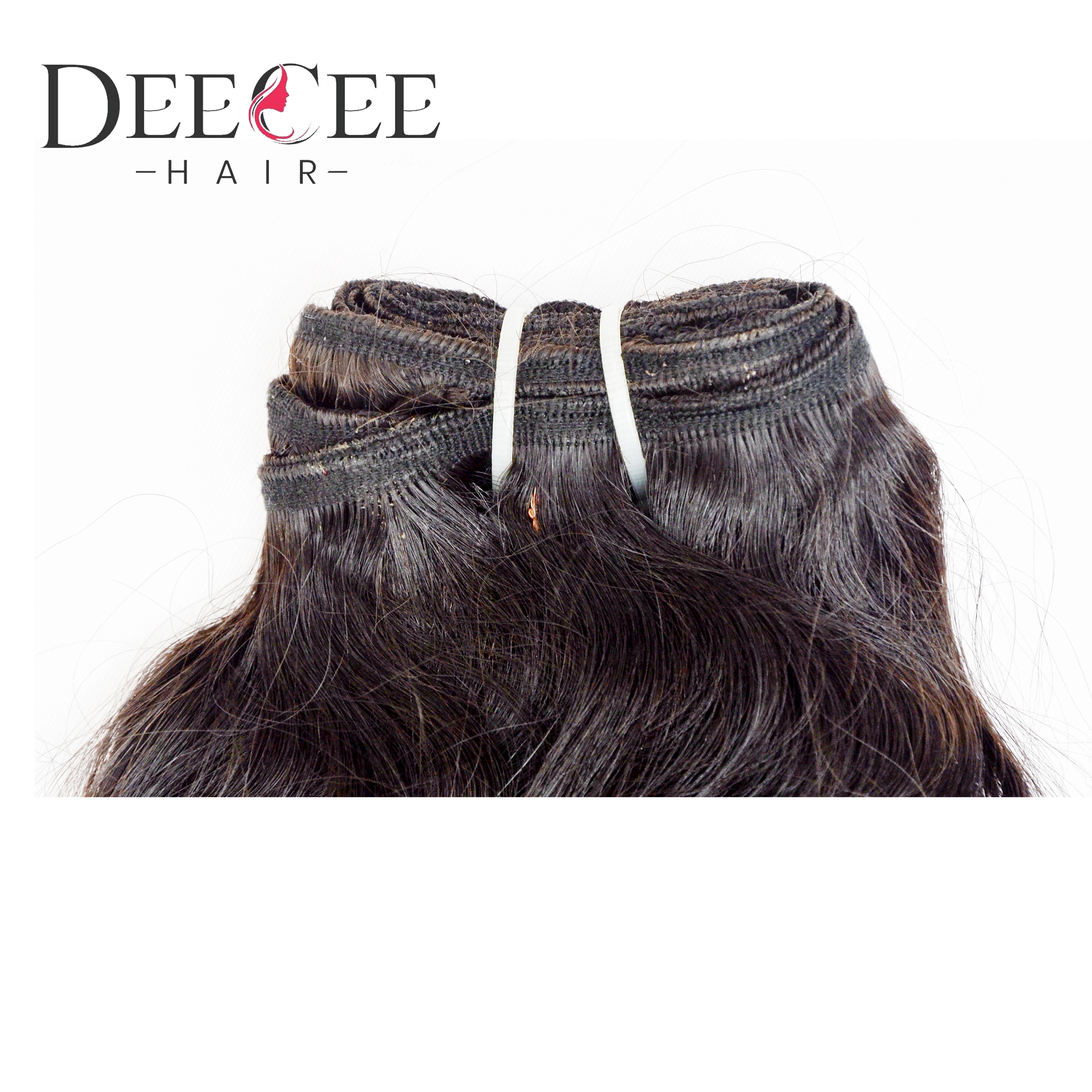 Double Drawn Indian Human Hair Curly Hairs
