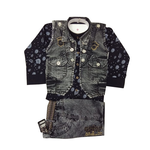 Kids Denim Suit