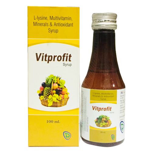 100 Ml L-Lysine Multivitamin Antioxidant Syrup