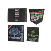Multicolor Woven Patch Laser Labels