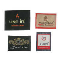 Textile Brand Label - Multicolor Fabric , Customizable Shape For Enhanced Branding And Identification In Garments