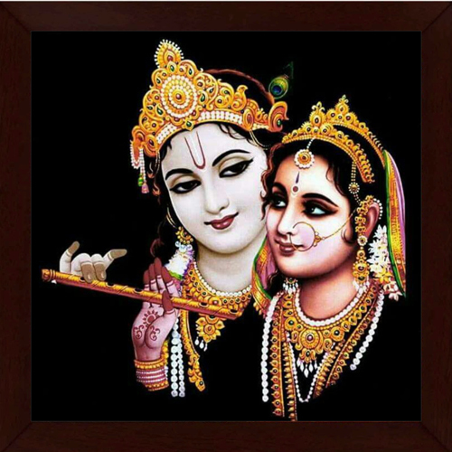 Radha Krishna Framed Wall Painting