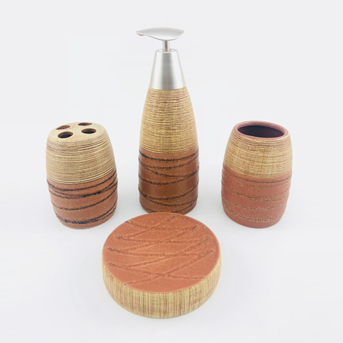 Ceramic Bathroom Accessories Set
