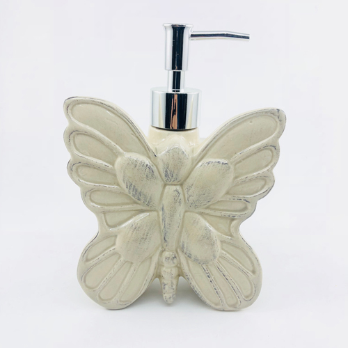 Ceramic Butterfly Shape Bathroom Soap Dispenser
