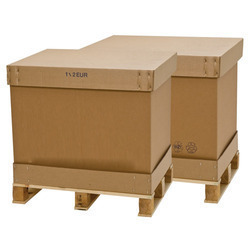 Pallet Boxes - Cardboard, Variable Sizes, Standard Pallet Type | Durable, Reliable, High Strength, Recyclable, Easy Use