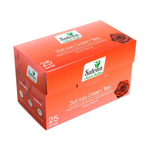 Rose Flavour Green Tea