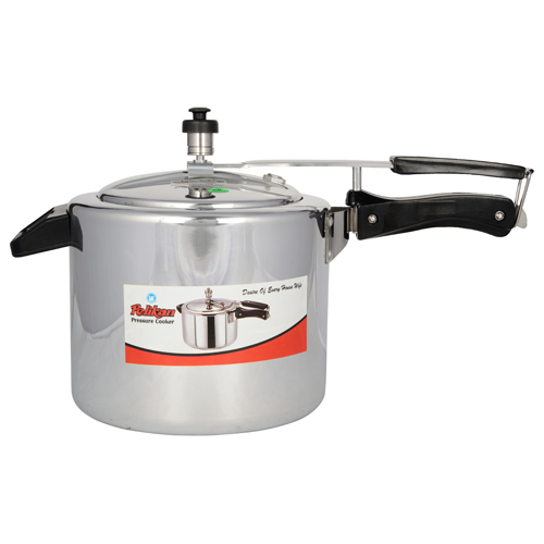 5 Ltr Pelikan Inner Lid Aluminium Pressure Cooker