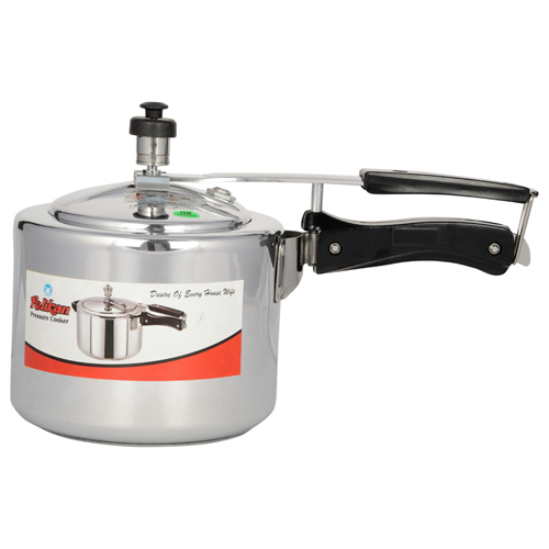 6.5 Ltr Pelikan Inner Lid Aluminium Pressure Cooker