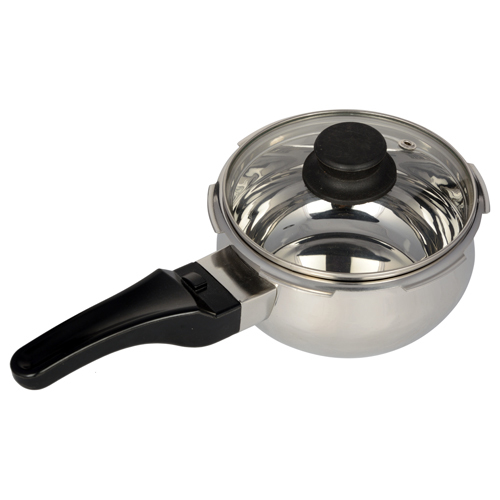 3.5 Ltr Pelikan Stainless Steel Handi Cooker Glass Lid