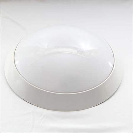 White C.f.l Ceiling Light Round Border