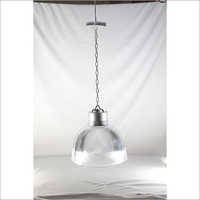 Led Dzire Hanging Light With Chain 15w - Pvc, 10-15 Inch Round, Silver | Ambient And Task Light With Festive Sparkle And Unique Style