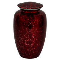 Red Tiger Eye Cremation Urn- Extra Large